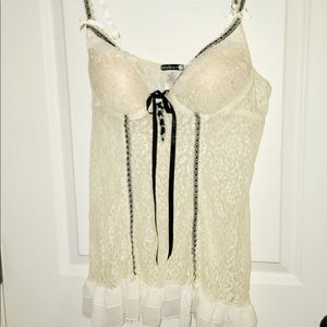 Cream LACE soft Corset